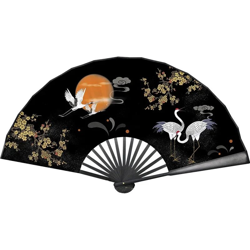 Éventail Vintage Chinois en Bambou - Tresors asiatiques