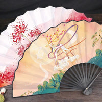 Éventail Vintage Chinois en Bambou - Tresors asiatiques