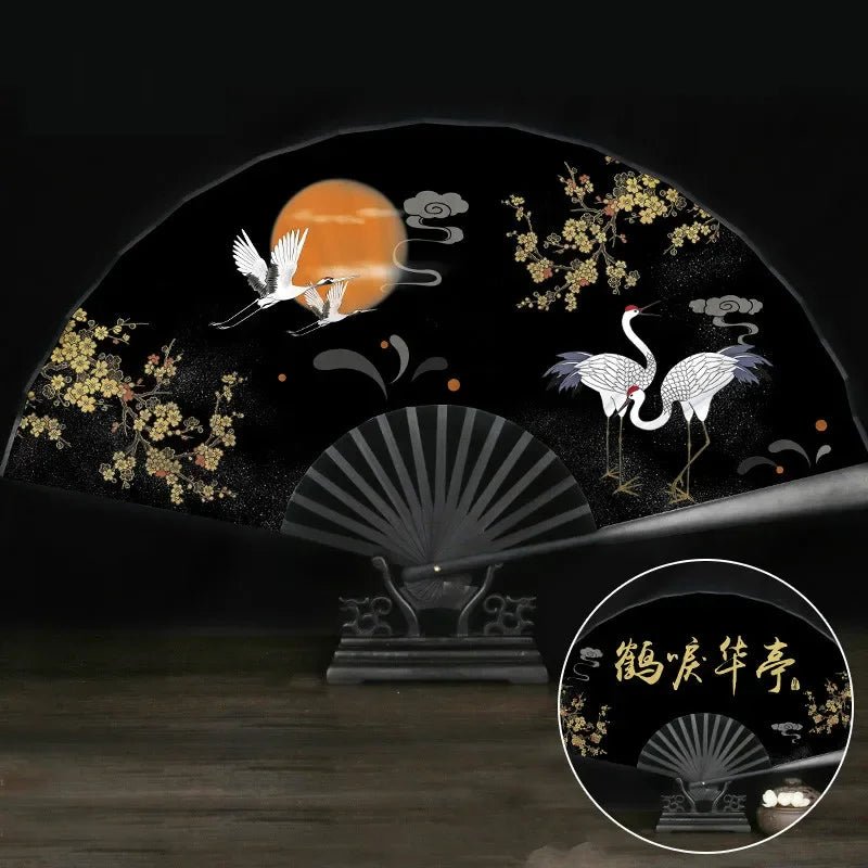 Éventail Vintage Chinois en Bambou - Tresors asiatiques