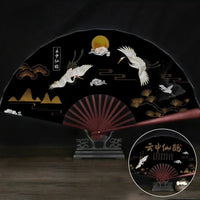 Éventail Vintage Chinois en Bambou - Tresors asiatiques