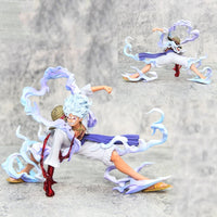 Figurine d'anime de Nika Luffy en mode Gear 5 - Tresors asiatiques