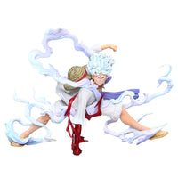 Figurine d'anime de Nika Luffy en mode Gear 5 - Tresors asiatiques