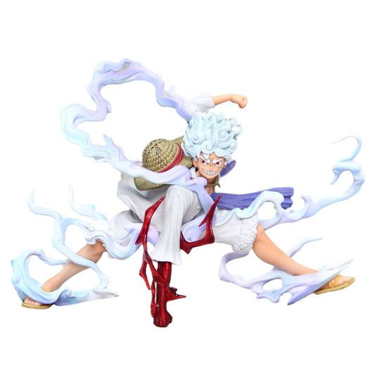 Figurine d'anime de Nika Luffy en mode Gear 5 - Tresors asiatiques