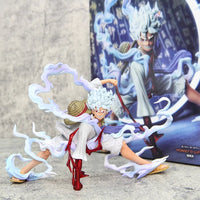 Figurine d'anime de Nika Luffy en mode Gear 5 - Tresors asiatiques