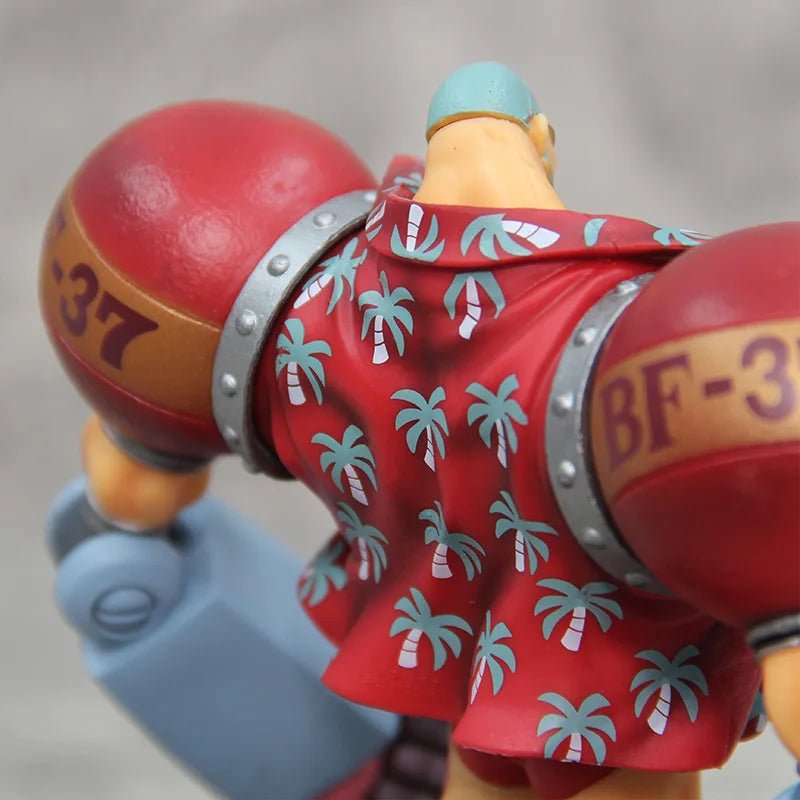 Figurine d'anime One Piece Gk Franky à double tête interchangeable - Tresors asiatiques