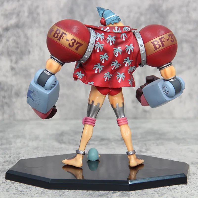 Figurine d'anime One Piece Gk Franky à double tête interchangeable - Tresors asiatiques