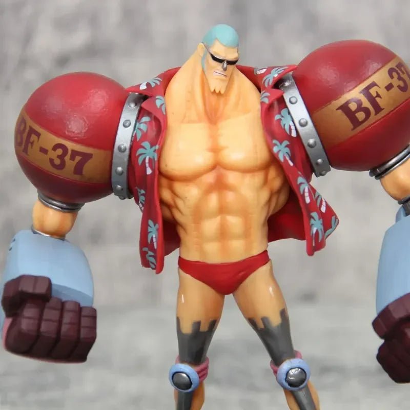 Figurine d'anime One Piece Gk Franky à double tête interchangeable - Tresors asiatiques