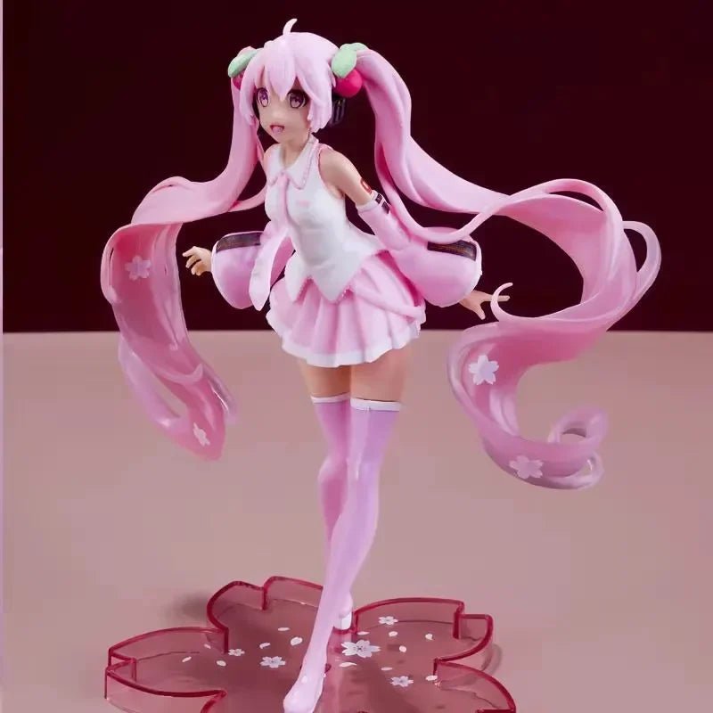 Figurine de chanteuse virtuelle Hatsune Miku en PVC - Tresors asiatiques