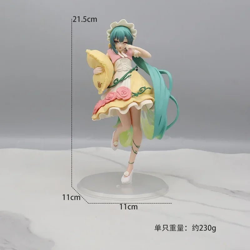 Figurine de chanteuse virtuelle Hatsune Miku en PVC - Tresors asiatiques