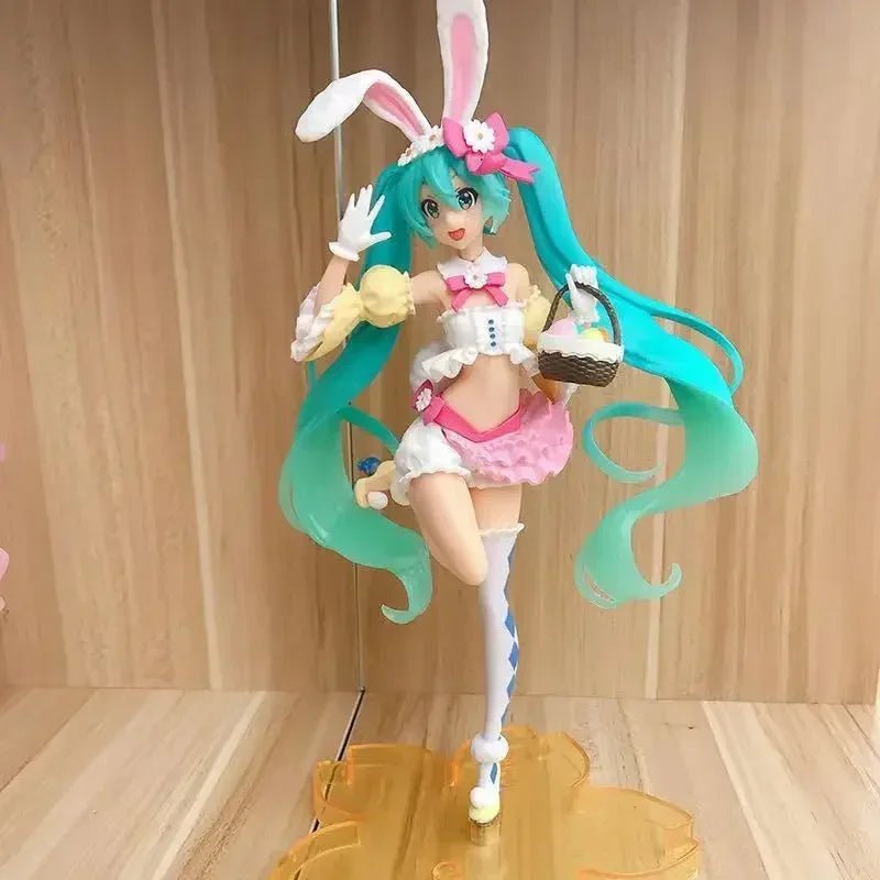Figurine de chanteuse virtuelle Hatsune Miku en PVC - Tresors asiatiques