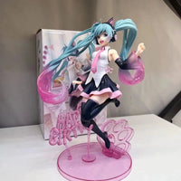 Figurine de chanteuse virtuelle Hatsune Miku en PVC - Tresors asiatiques