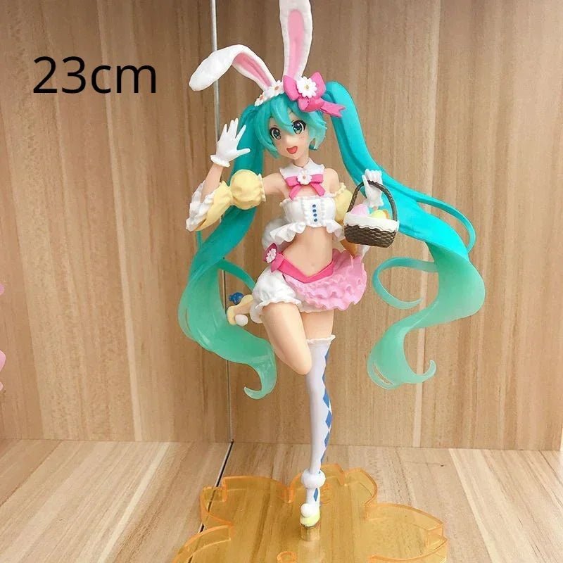 Figurine de chanteuse virtuelle Hatsune Miku en PVC - Tresors asiatiques