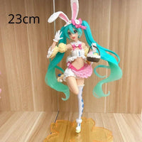 Figurine de chanteuse virtuelle Hatsune Miku en PVC - Tresors asiatiques