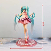 Figurine de chanteuse virtuelle Hatsune Miku en PVC - Tresors asiatiques