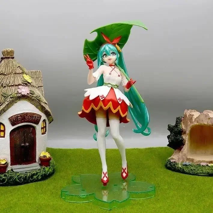 Figurine de chanteuse virtuelle Hatsune Miku en PVC - Tresors asiatiques