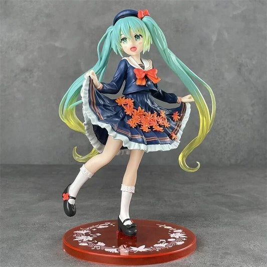 Figurine de chanteuse virtuelle Hatsune Miku en PVC - Tresors asiatiques