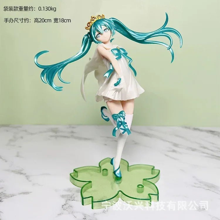 Figurine de chanteuse virtuelle Hatsune Miku en PVC - Tresors asiatiques