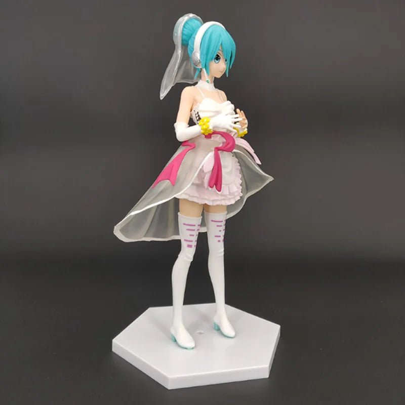 Figurine Hatsune Miku en robe de mariée - Tresors asiatiques