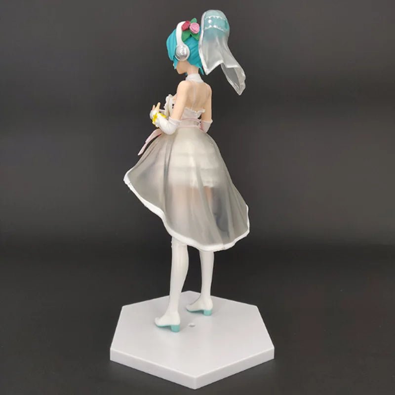 Figurine Hatsune Miku en robe de mariée - Tresors asiatiques
