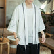 Kimono homme — Bambou vert, blanc