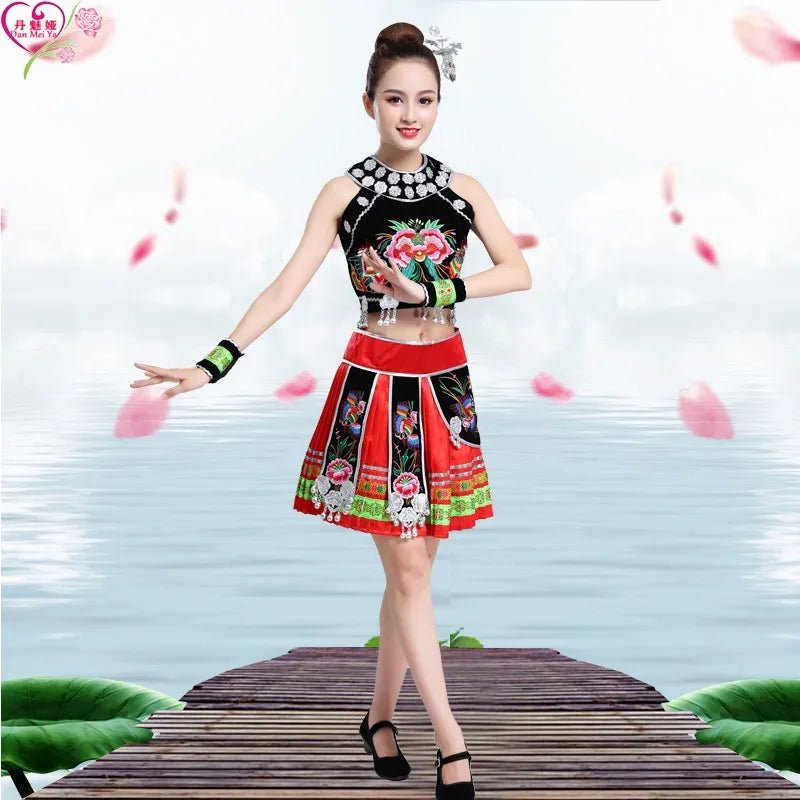 Robe traditionnelle asiatique Hmong Miao - Tresors asiatiques