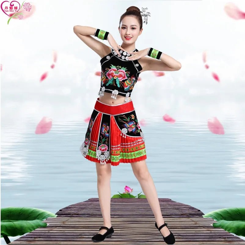 Robe traditionnelle asiatique Hmong Miao - Tresors asiatiques