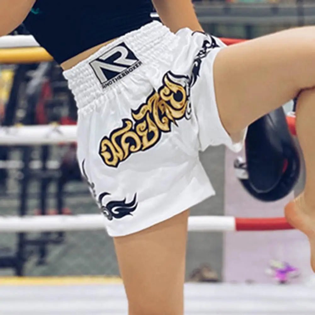 Short Muay Thai respirant pour adultes et enfants - Tresors asiatiques