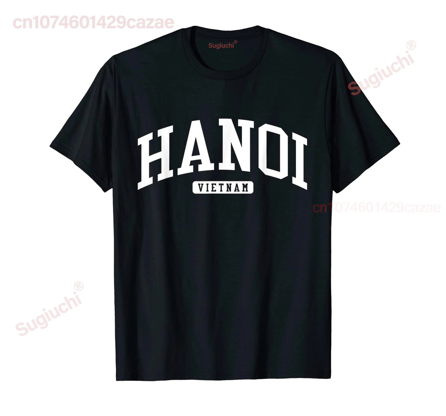 T-shirt Hanoi Vietnam unisexe 100% coton - Tresors asiatiques