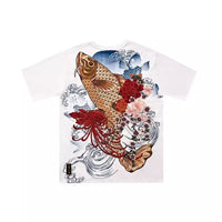 T-shirt Yokosuka Sukajan brodé de style vintage - Tresors asiatiques