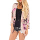 Cardigan de plage — Aquarelle rose poudré